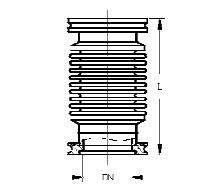 不锈钢真空膨胀节ISO-K法兰(不锈钢)