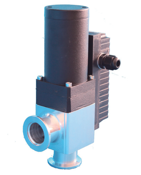 电磁高真空挡板角阀/KF